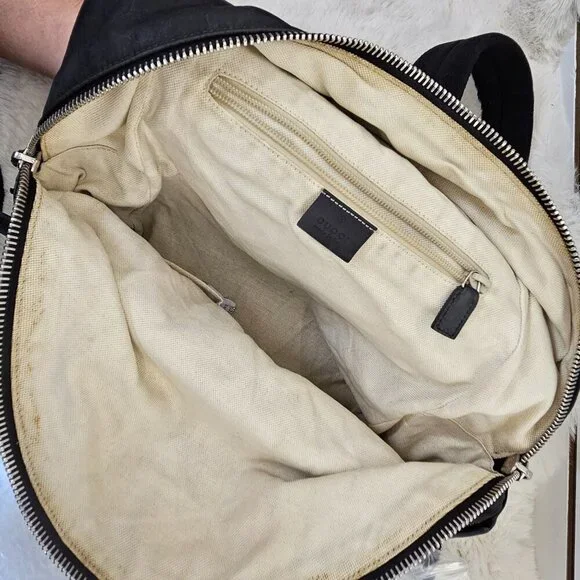 Gucci Black Nylon backpack/rucksack - Picture 8 of 17